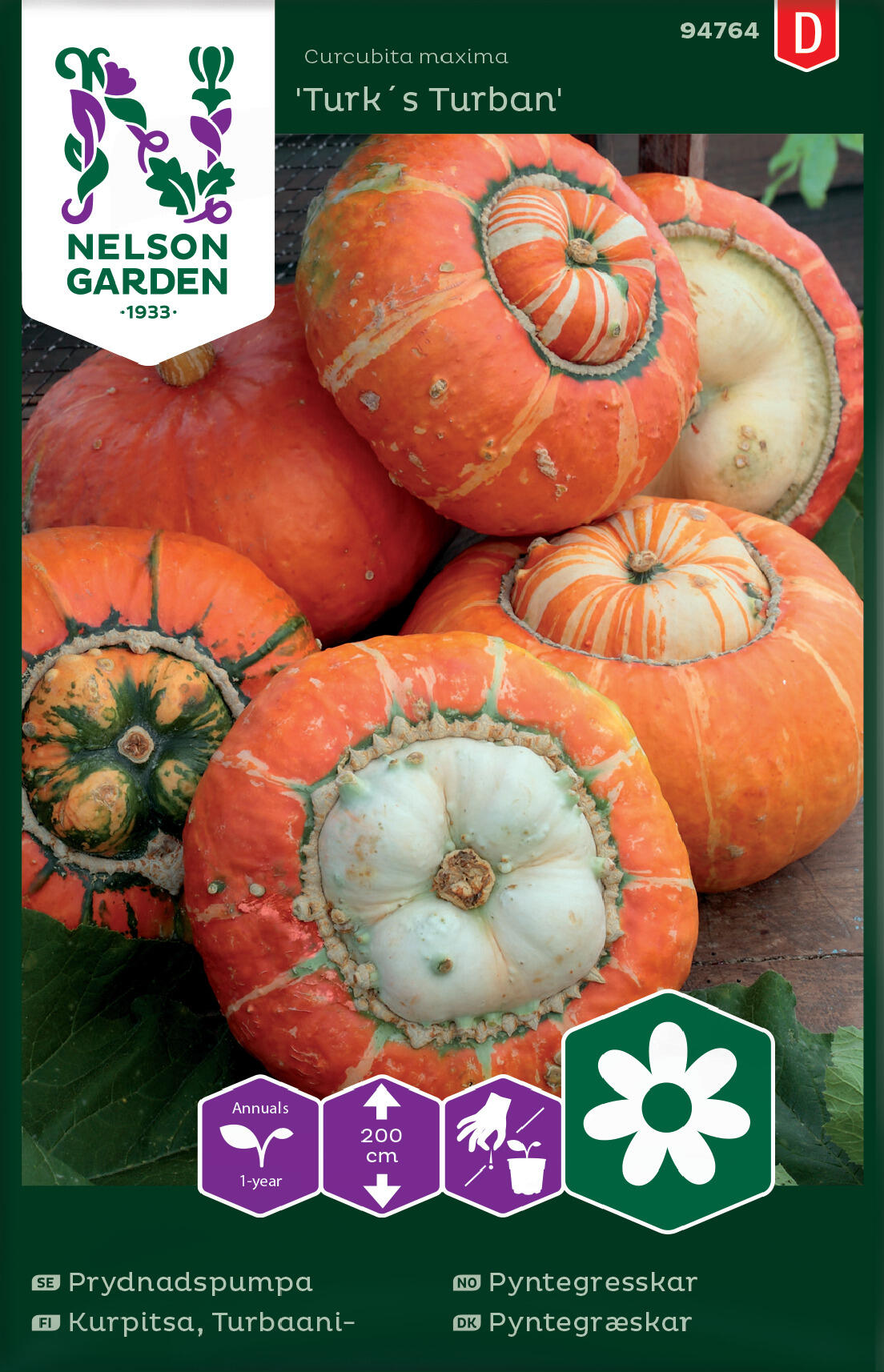 Prydnadspumpa "Turk's Turban"